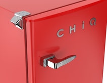 Chiq 90 Ltr Retro Single Door Bar Fridge CRSR089DR hero image