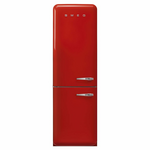 Smeg FAB 50's Style 331L Bottom Mount Refrigerator Red FAB32LRD5AU hero image