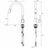 Gareth Ashton Lucia Pull Out Spray Kitchen Mixer Tap SK5-2 image NaN