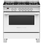 Fisher & Paykel Series 7 90cm Classic Freestanding Dual Fuel Cooker White OR90SCG4W1 hero image