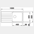 Blanco Lemis Single Bowl Sink with Right Hand Drainer LEMISXL6SLIFK5 image NaN