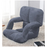 SOGA Foldable Floor Recliner Lazy Chair Grey 9357641020586 image NaN