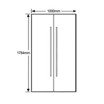 Westinghouse 612L Side by Side Frost Free Fridge WSE6900WA hero image