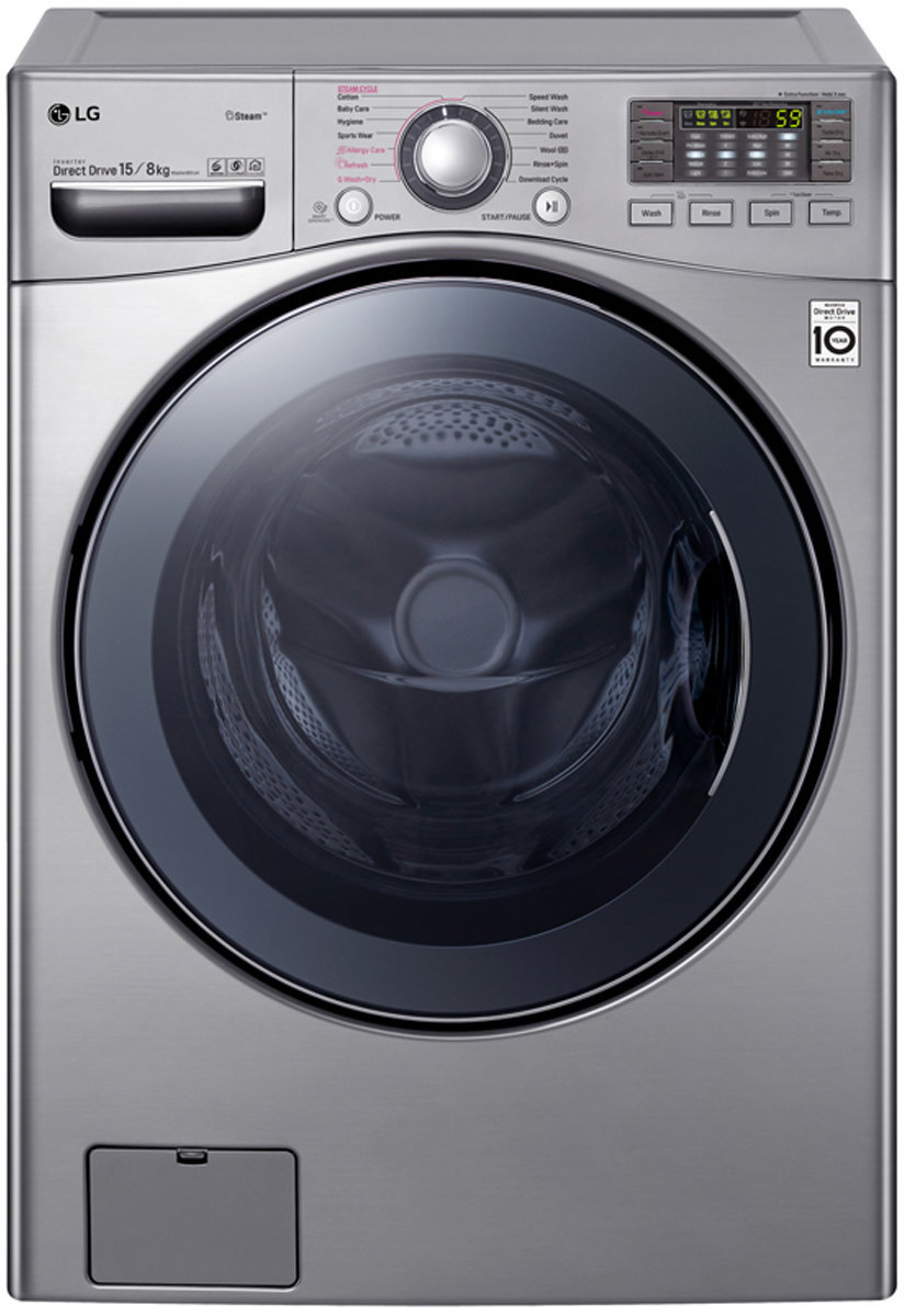 Lg direct drive store 8kg washer dryer