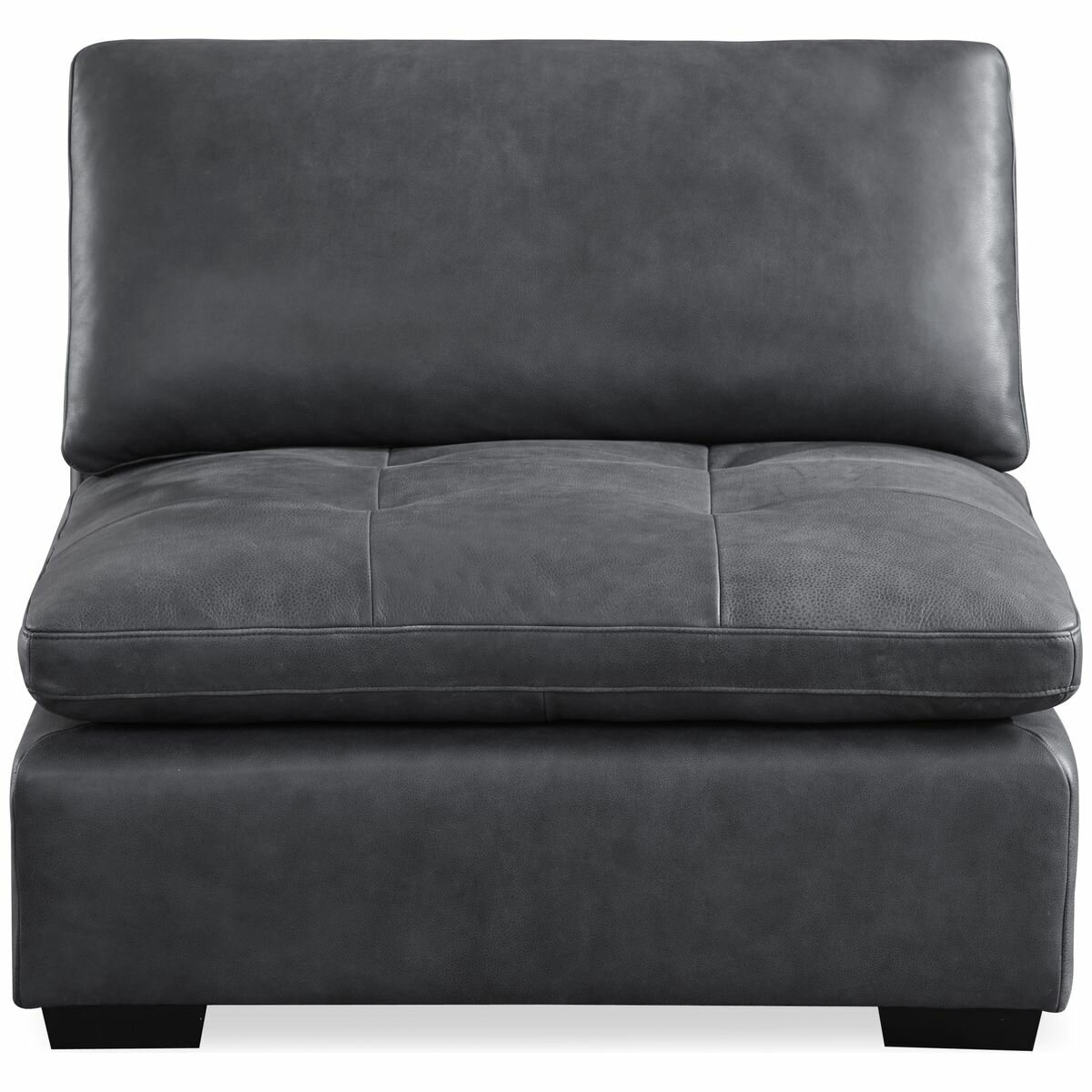 Kalona Milan Three Seater Charcoal Leather Lounge 19073-C hero image