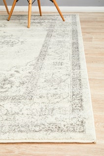 Rug Culture Century Medium Grey & Off White Rug 230X160CM - CEN-977-SILV-230X160 hero image