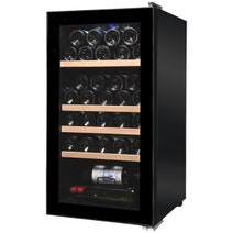 LeCavist 33 Bottle Wine Cabinet Single Zone Black LEK33PV hero image