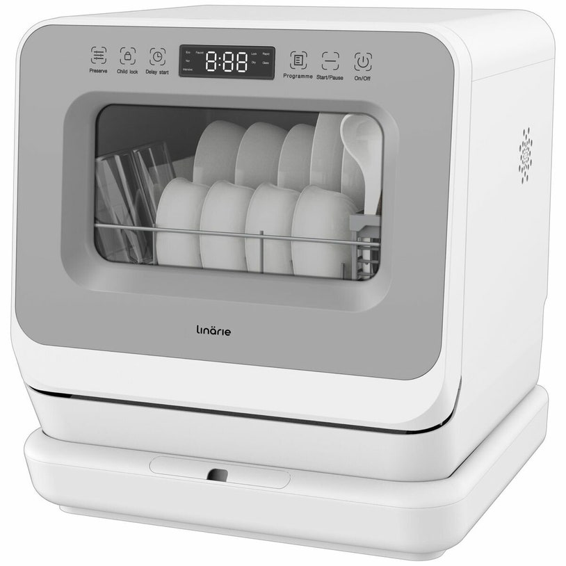 Linarie Gavarnie Portable Benchtop 3 Place Setting Dishwasher LB3SDW