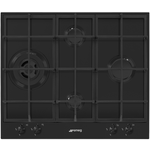 Smeg 60cm Classic Matte Black Stainless Steel PX364LMBAU hero image