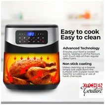 Kitchen Couture 12L Digital MultiFunction Air Fryer Stainless Steel 10001717 hero image