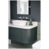 Turner Hastings Evara 90x53 Wall Hung Vanity with Real Marble Top To Suit Above Counter Basin Aegean Blue 1TH EV955-AB-1TH image NaN