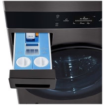 LG WashTower 19/10kg All-In-One Stacked Washer Dryer Black WWT-1910BX hero image