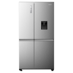 Hisense 649L Side by Side Refrigerator with Non-Plumbed Water Dispenser Stainless Steel HRSBS649SW hero image