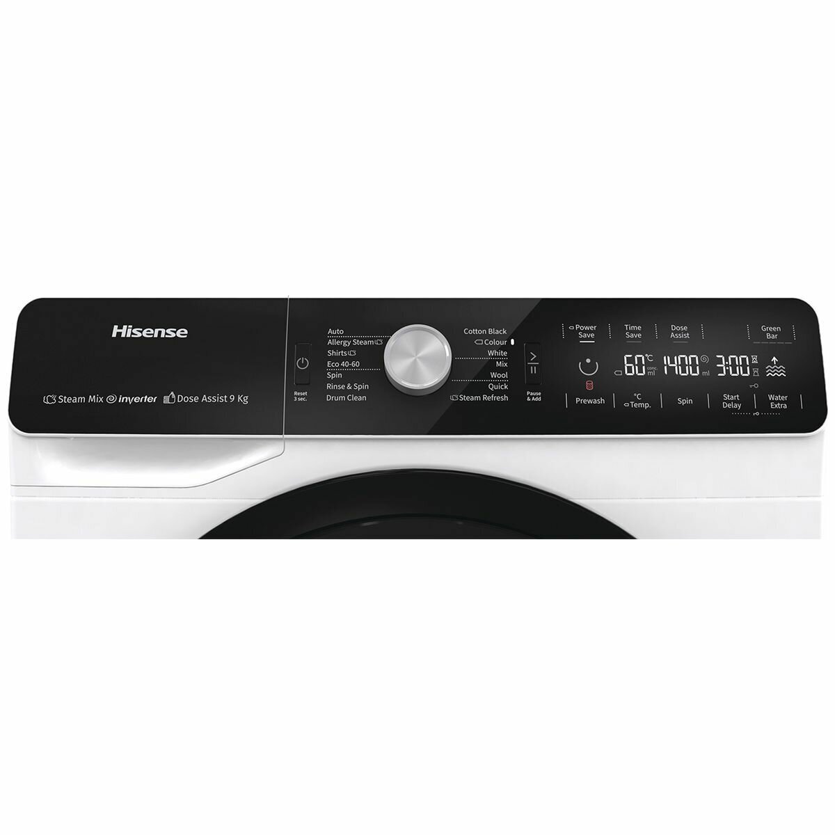 Hisense 9Kg PureStream & Dose Assist Front Load Washing Machine HWGA9014 hero image