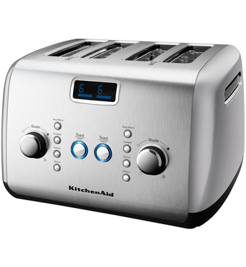 KitchenAid 5AKMT423CU Artisan 4 Slice Toaster Contour Silver
