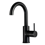 Rogerseller Tonic Gooseneck Basin Mixer - Matte Black 3606013611 hero image