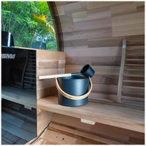 Revel Edenview 4 Person Traditional Cedar Barrel Sauna R-BT-CEDAR-4P hero image