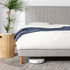Zinus Debi Queen Upholstered Bed Base Light Grey AU-FHVP-LG-Q image NaN
