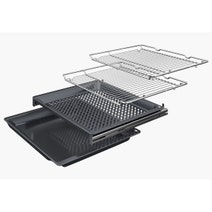 Siemens iQ700 60cm Built-In Pyrolytic Oven - Black HB976GMB1A hero image