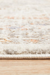 Rug Culture Mayfair Large Silver & Peach Rug 290X200CM - MAY-LOR-SIL-290X200 hero image