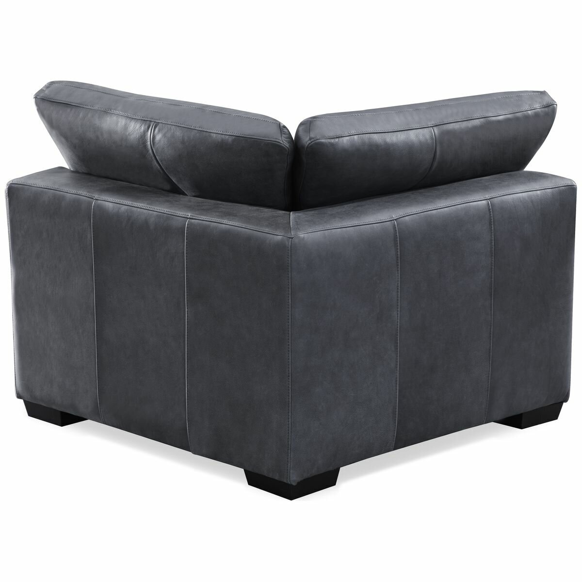 Kalona Milan Three Seater Charcoal Leather Lounge 19073-C hero image