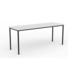 OLG Ekosystem Canteen Table 1800x600 White Worktop and Black Frame OG_EKCT186B_W image NaN