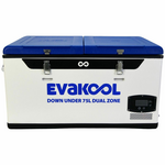 EvaKool 75L Down Under Dual Zone Portable Fridge/Freezer DU75-DZ hero image