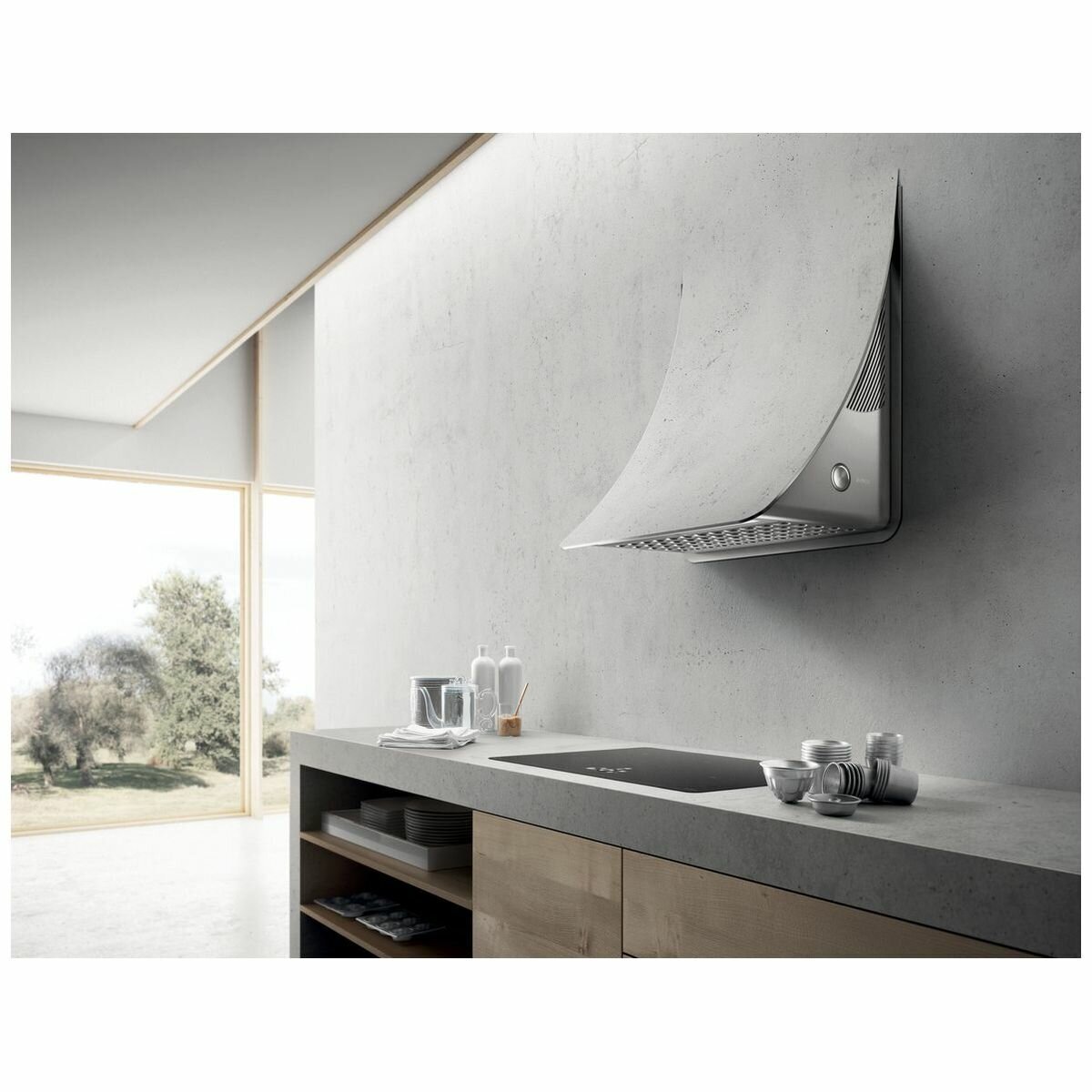 Paintable online range hood