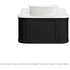 Turner Hastings Evara 90x53 Wall Hung Vanity with Real Marble Top To Suit Above Counter Basin Volcanic Ash 1TH EV954-VA-1TH image NaN