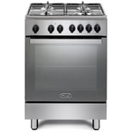 DeLonghi 60cm Freestanding Dual Fuel Cooker Stainless Steel DMX64LDC hero image