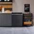 Whirlpool 60cm MaxiTub Freestanding Dishwasher Black WDFS3L5PBSAU image NaN