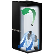 Hitachi 569L French Door Refrigerator Matte White Glass Finish RWB640VT0X-1MGW hero image