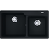 Franke Urban Fragranite Matte Black 860mm Double Bowl Sink UBG620-86MB image NaN