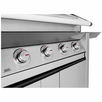 Beefeater 1600 Series SS Five Burner BBQ with Side Burner & Trolley BMG1651SA hero image