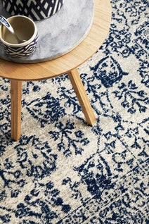 Rug Culture Evoke Large Blue Rug 290X200CM - EVO-256-BLUE-290X200 hero image