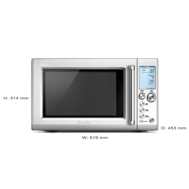 Breville BMO735BSS 34L the Quick Touch Microwave Oven 1100W hero image