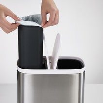 Joseph Joseph Split 6L Steel Waste and Recycling Bin 70520 hero image