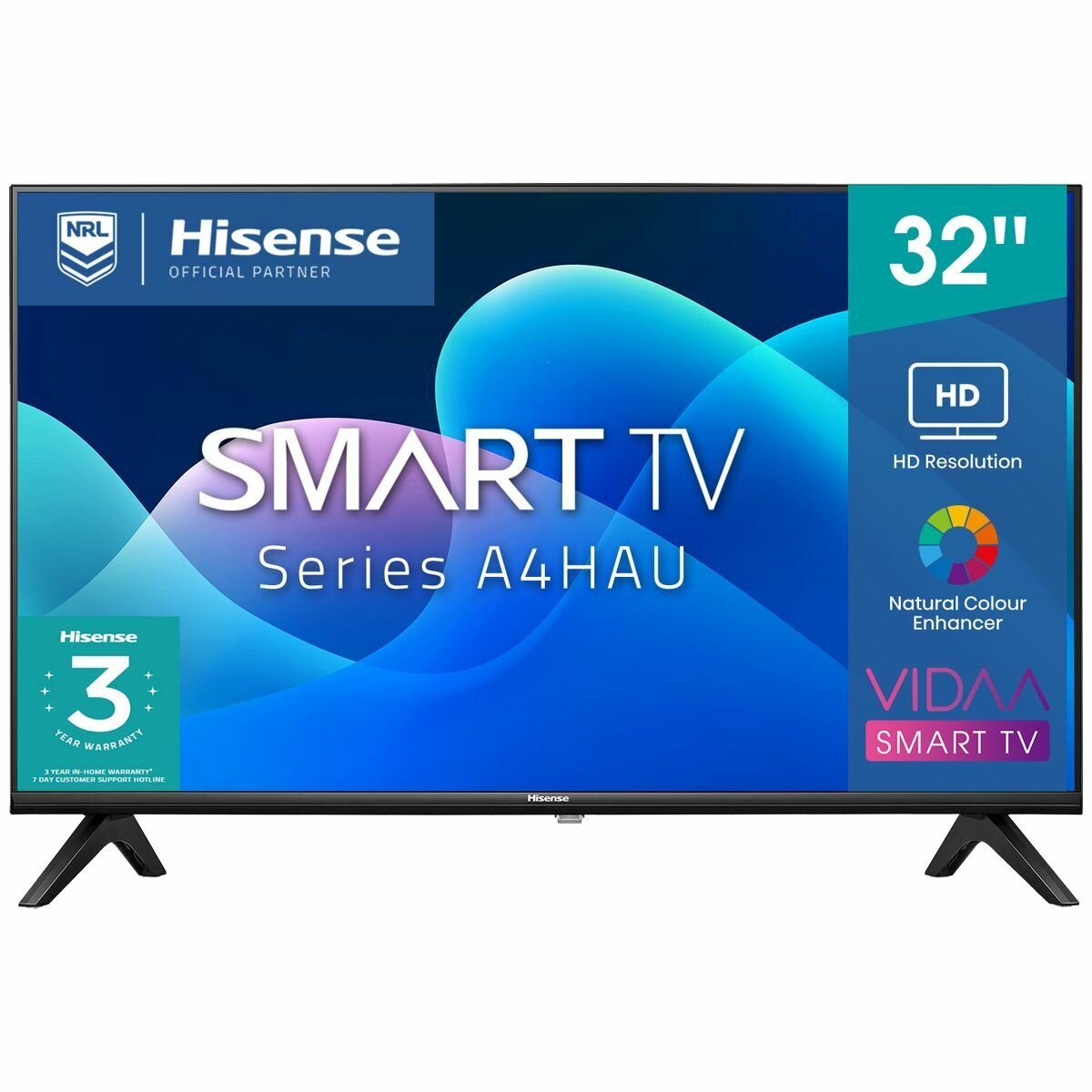 Hisense 32 Inch HD Smart TV 32A4HAU hero image
