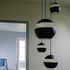 DCW Editions Here Comes The Sun 175 Pendant Light - Black and White HCS175BLWH image NaN