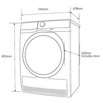 Electrolux 9kg UltimateCare 900 Heat Pump Dryer EDH913R9WB hero image
