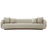 Kalona Elcomo Curved 3.5 Seat Sofa Beige COMO05EBLG1930128 image NaN
