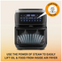 Sunbeam SteamFry 7L Air Fryer and Steamer AFP4600BK image NaN