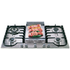 ILVE H90FCVX 90cm H-series Natural Gas Cooktop with Tepanyaki Plate image NaN