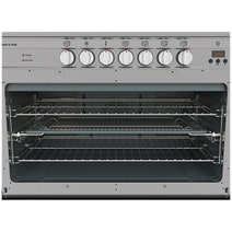 Glem Gas 90cm Dual Fuel Freestanding Oven Matte Black GS965GEMB hero image