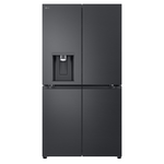 LG 637L French Door Fridge with Ice and Water Matte Black GF-L700MBL hero image