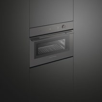 Fisher & Paykel 60cm Series 7 Minimal Compact Combi-Microwave Oven- Grey Glass OM60NMLG1 hero image