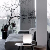 Falmec Bellaria E-Ion Air Purifier Table Lamp White BRGL24W1 hero image
