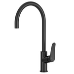 Oliveri Verona Goose Neck Mixer Tap Matte Black VA306516MB hero image