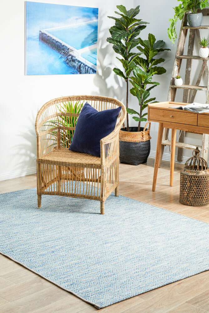 Rug Culture Terrace Extra Large Blue Rug 330X240CM - TER-5500-BLU-330X240 hero image