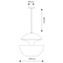 DCW Editions Here Comes The Sun 350 Pendant Light - White HCS350WHWH image NaN